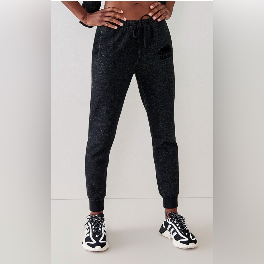 Roots Slim Black Classic Joggers Sweatpants Mens Size Medium Activewear Athletic